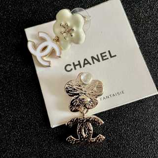 Chanel Timeless Flower Stud Earrings