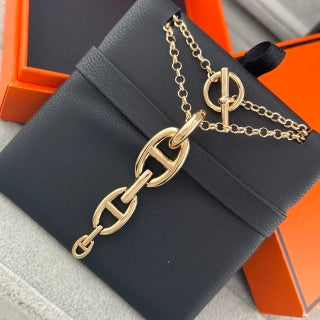 Hermès Equestrian Link Chain Necklace
